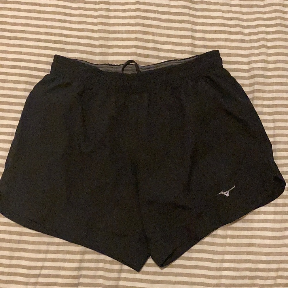 Mizuno Black Running Shorts